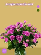 Arreglo Rosas Moradas Mini